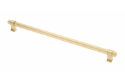 Furniture handle GTV IMPERIAL, C=320 mm, L=354 mm, ZnAl, brushed gold