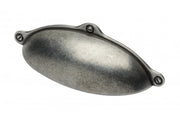 Zamak handle MARSALA C=64mm antique silver