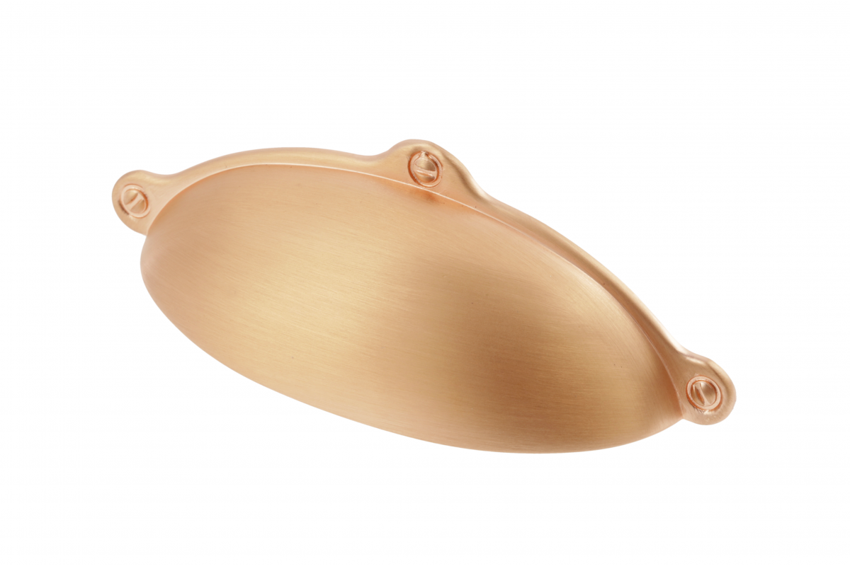 MARSALA zamak handle, C=64mm, copper