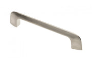 Zamak handle MILANO C=128 inox