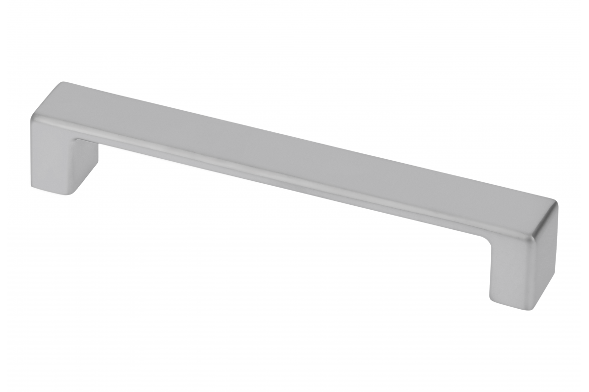 Zamak handle MODENA, C= 128 mm, aluminum