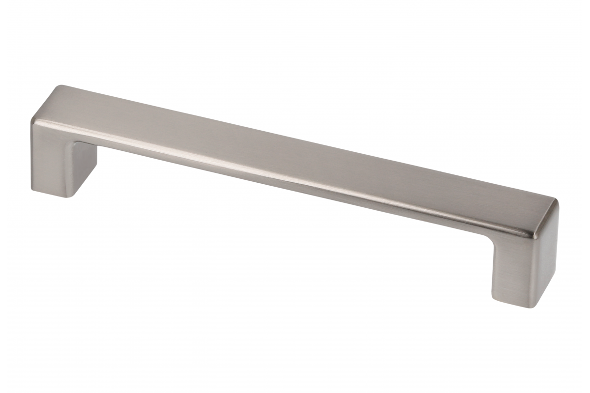 Zamak handle MODENA, C= 128 mm, inox