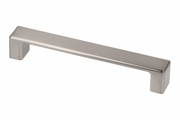 Zamak handle MODENA, C= 128 mm, inox
