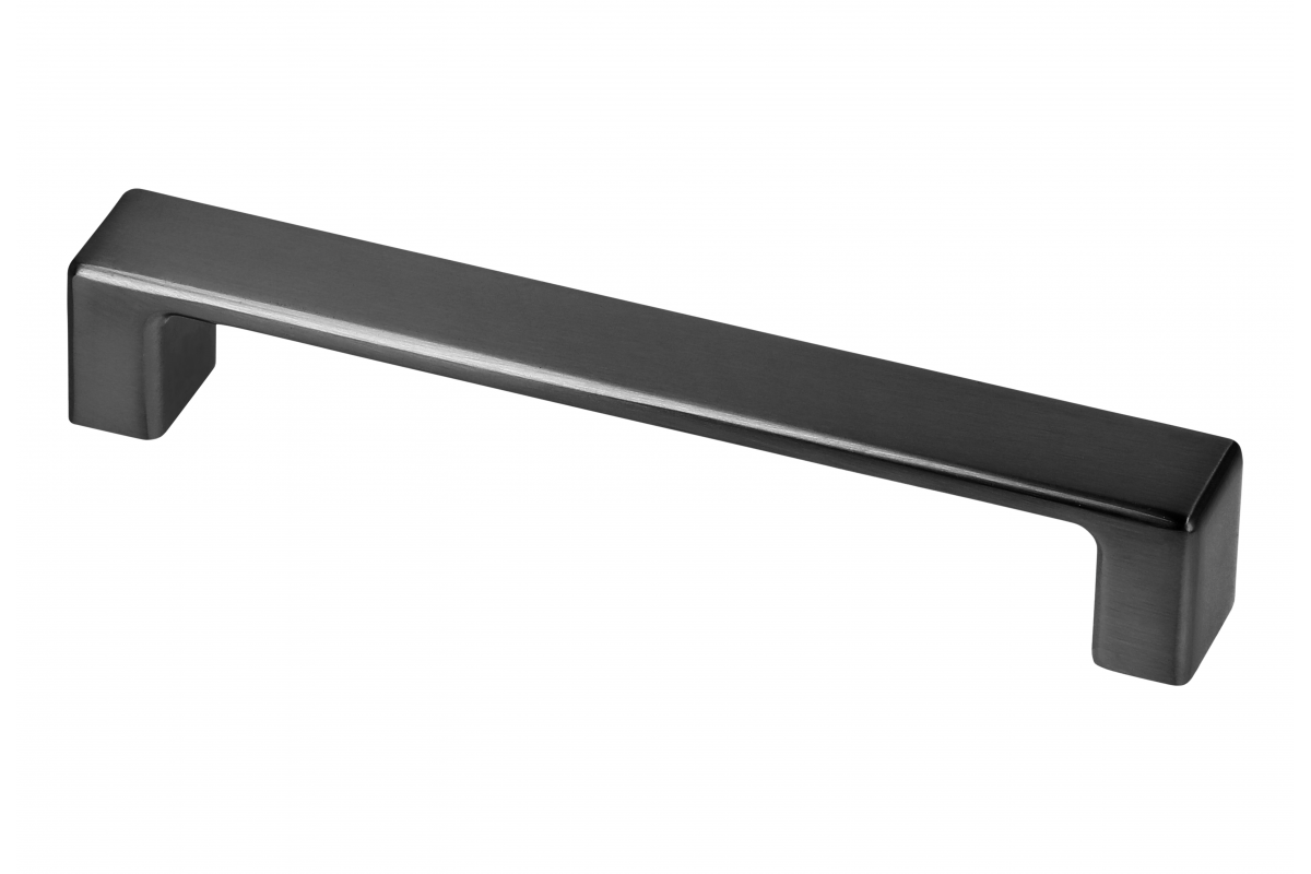 Zamak handle MODENA, C= 192 mm, black matt