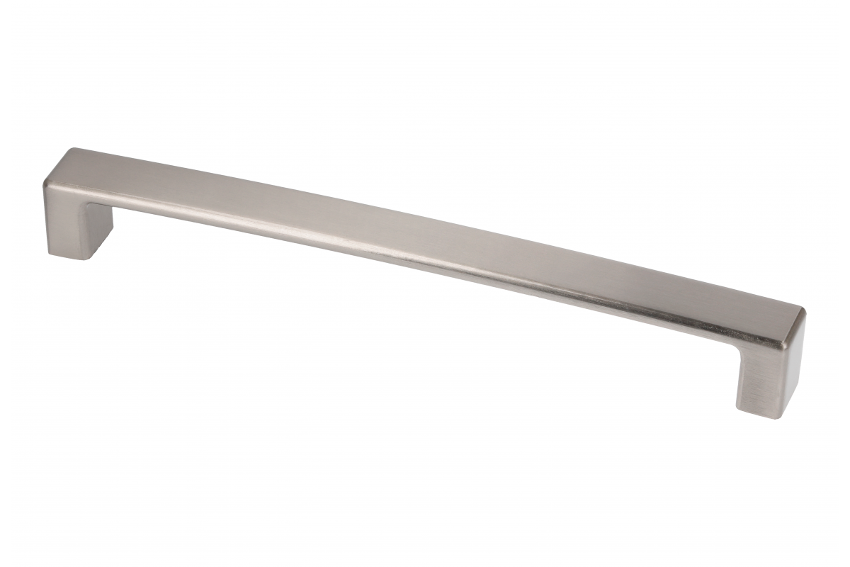 Zamak handle MODENA, C= 192 mm, inox