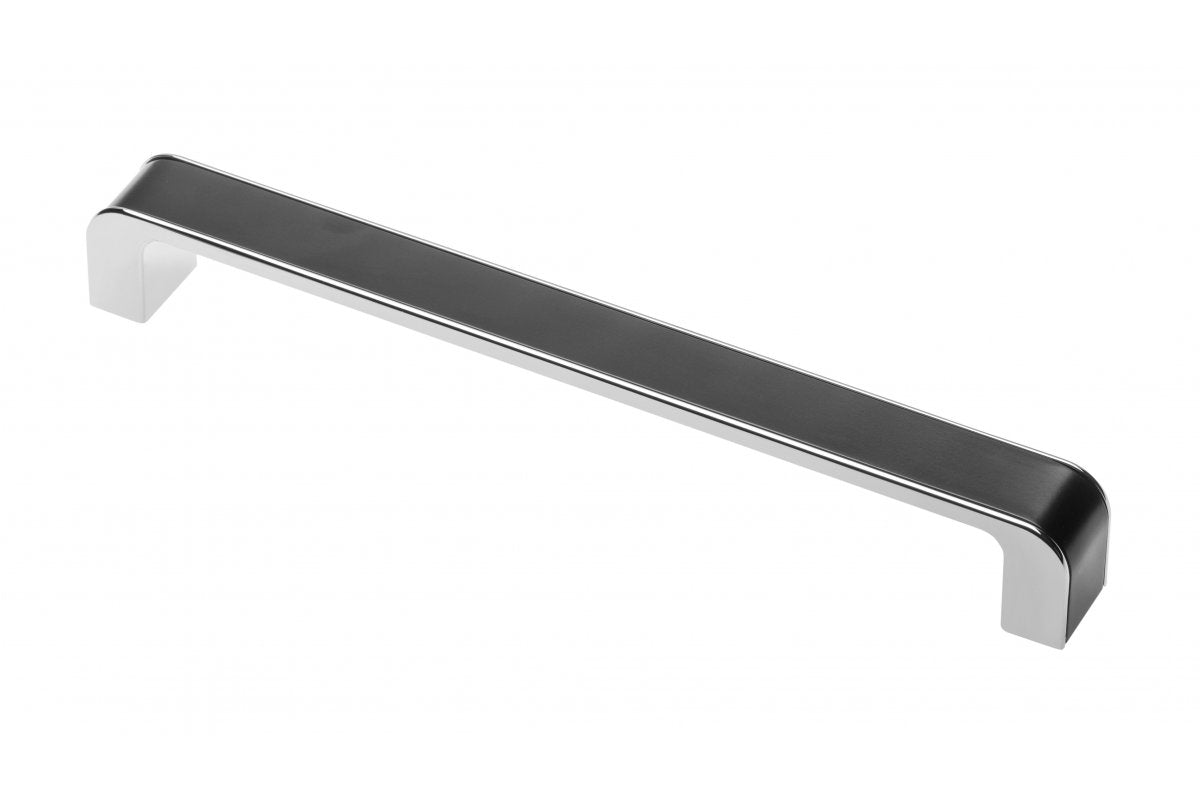 Zamak handle MONA C=192 mm chrome/black