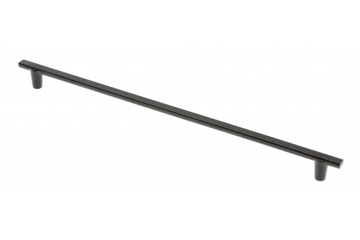 Furniture holder GTV RAY, C=320 mm, L=360 mm, ZnAl, black matt