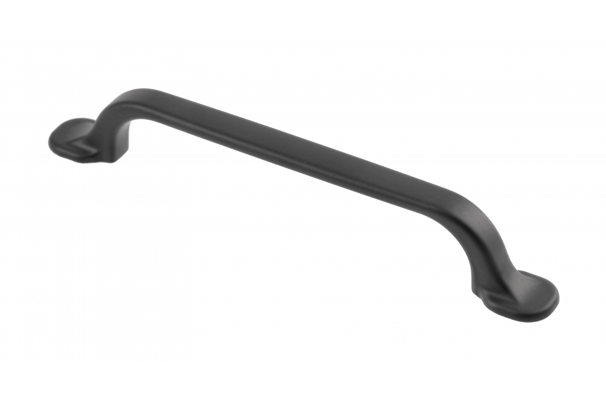 Zamak handle RETRIS C = 128 mm black matt