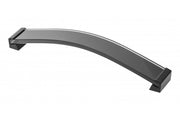 Zamak handle ROSES C=256mm black glass + black feet