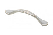 Zamak handle ROYAL1 C=96mm white/gold