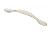 Zamak handle ROYAL5 C=128mm white/gold