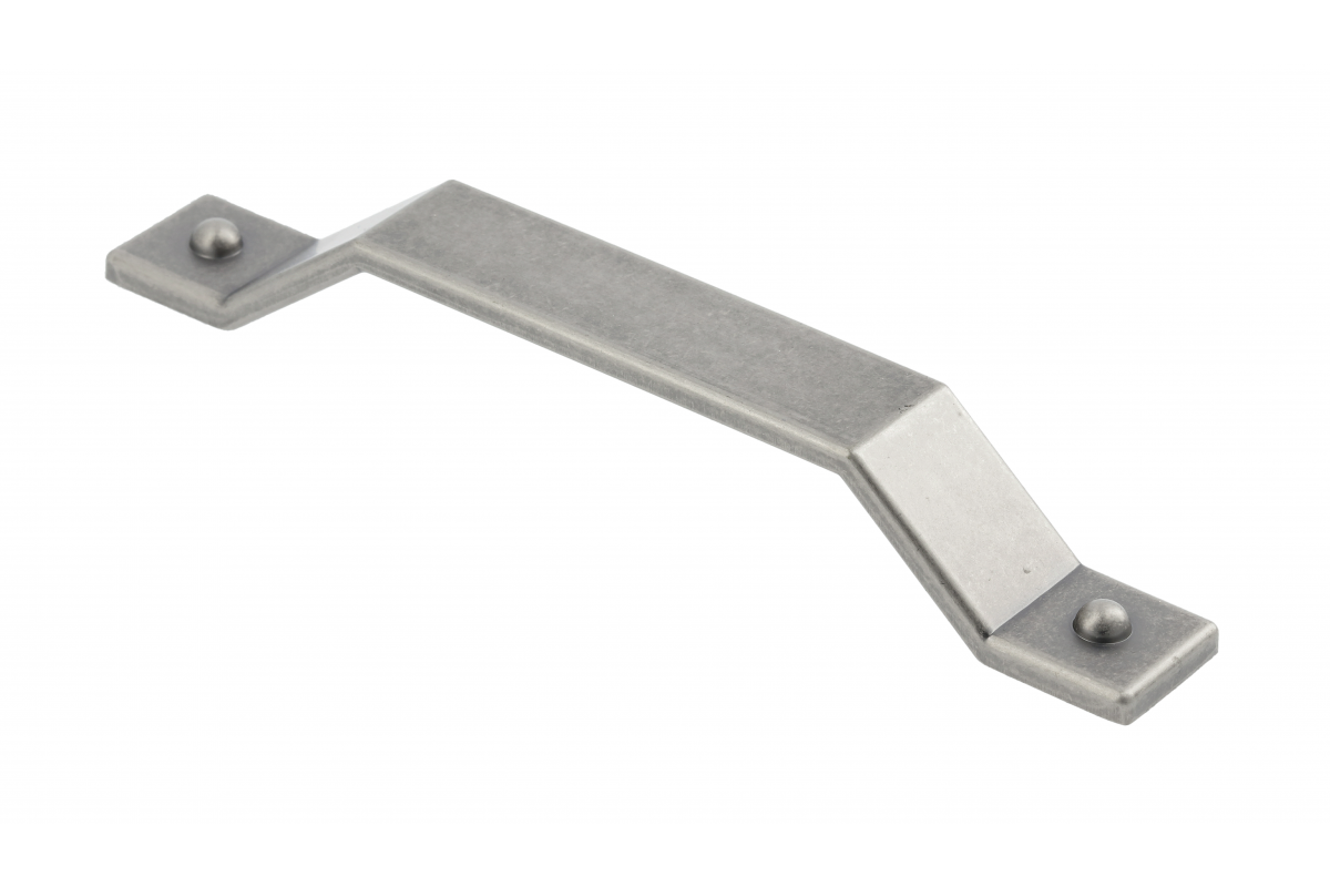 Zamak handle STEP C = 160 mm, antique silver