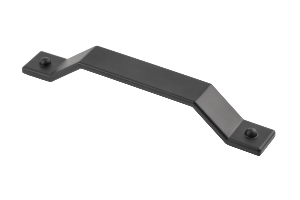 Zamak handle STEP C = 160 mm black matt