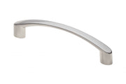 Zamak handle VARES C=96mm inox-brushed steel