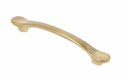 Zamak handle VENICE C = 128 mm champagne