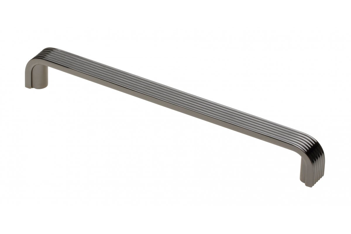Zamak handle Shape art VETA C=160mm black chrome