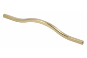 Zamak handle VITO C = 160 mm golden brass