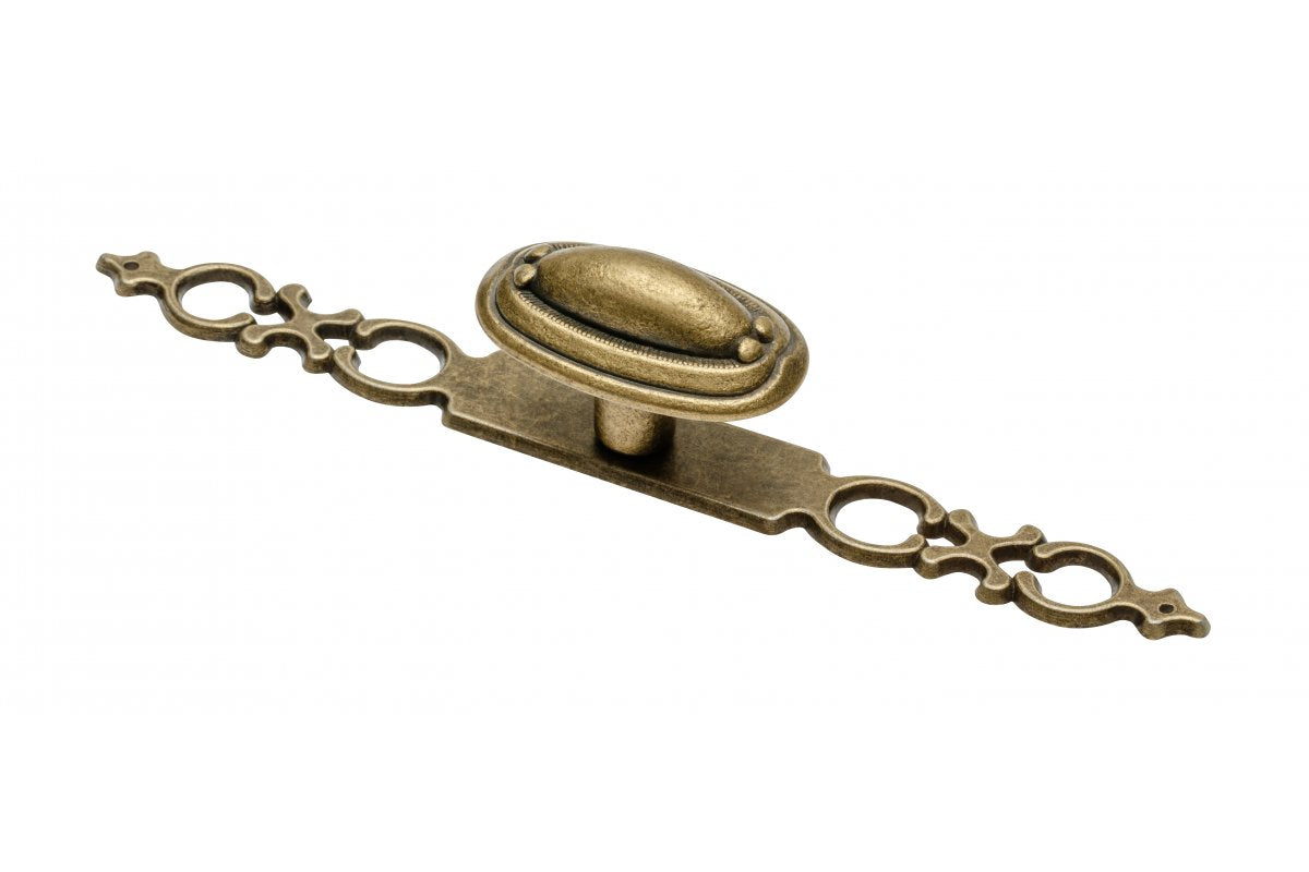 Zamak knob 1146 antique brass
