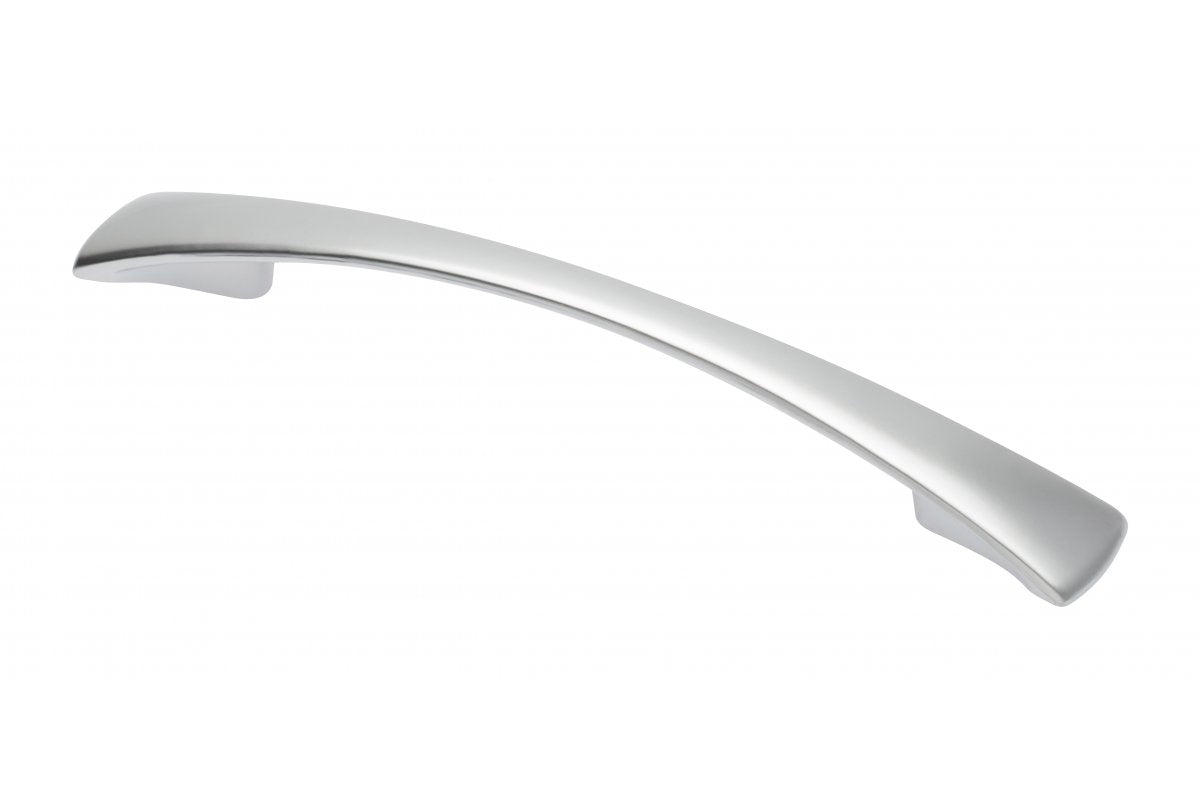 Zamak handle Z10 C=128mm aluminium