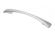 Zamak handle Z10 C=128mm aluminium