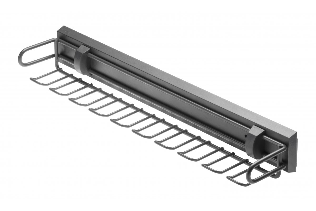 SMART belt and tie rack on ball bearing slide H45 with soft closing