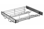 Pull out shoes rack SMART 700mm on ball bearing slide H45 with soft closing