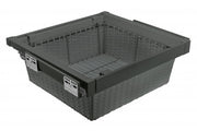 Drawer Elite with rattan basket 700 mm with soft closing, gray anthracite