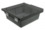 Drawer Elite with rattan basket 900 mm with soft closing, gray anthracite