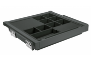 GTV ELITE drawer, jewellery organiser, 660-718, soft-close anthracite, anthracite mat