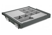 Drawer Elite with organizer 800 mm with soft closing, gray anthracite