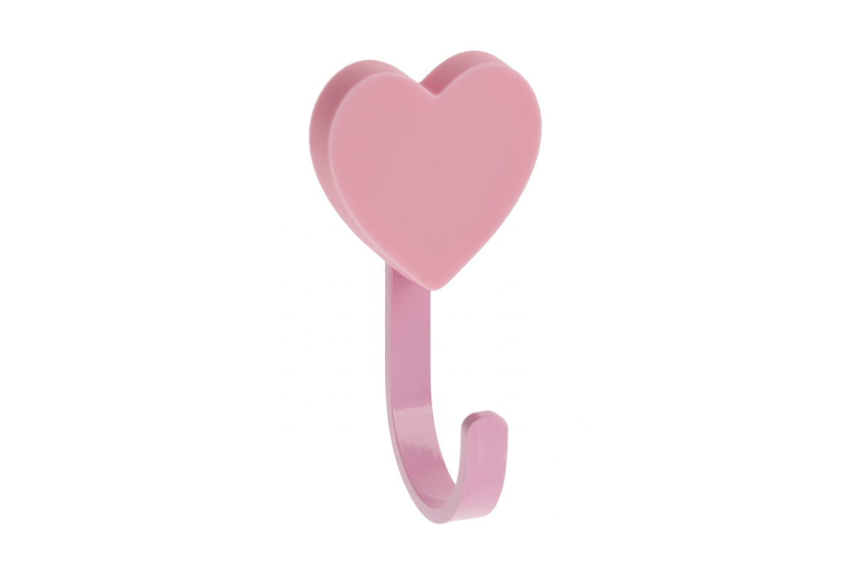 Furniture hanger Heart pink