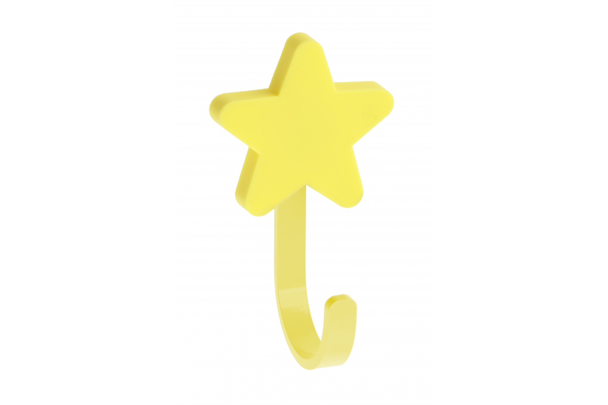 Furniture hanger Star yellow