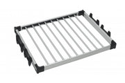 Extension aluminium trouser hanger for 70cm wardrobes, full-extension