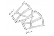 Holders for shoes shelf - black
