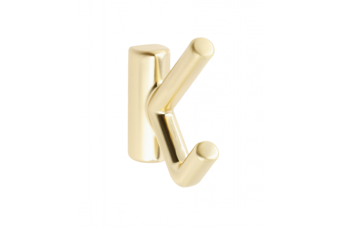 GTV LENS hanger, double, ZnAl, brushed gold