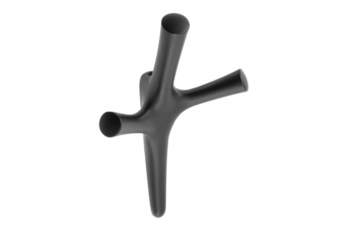 Zamak hanger WALENCIA black matt