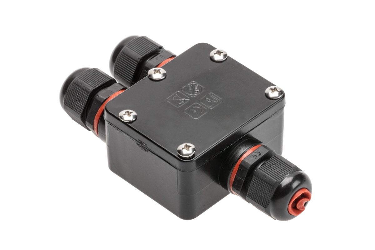 Derivación en T estanca para cables eléctricos, IP68
