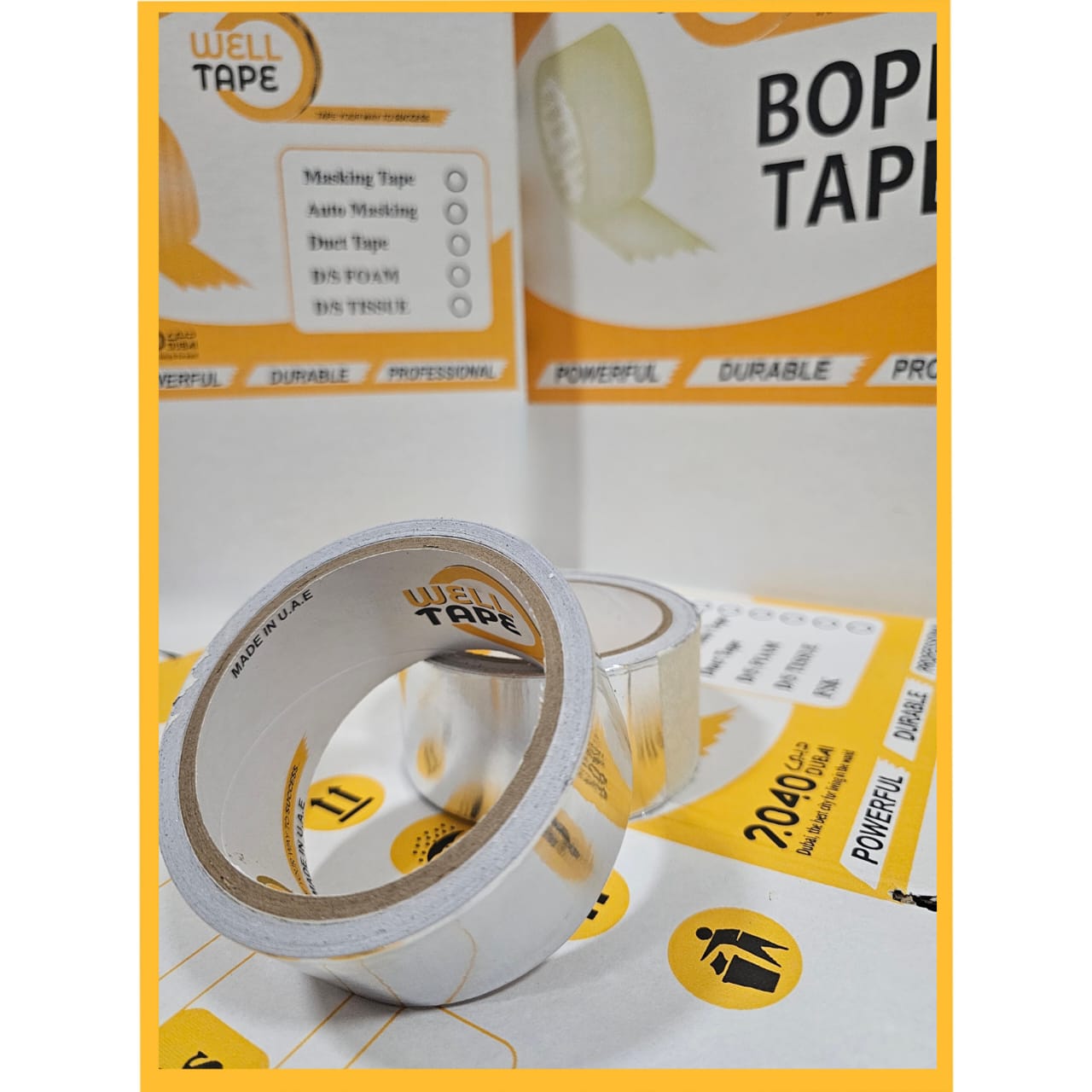 Alum Foil Tape 1"x100 Yard for (36Pcs)