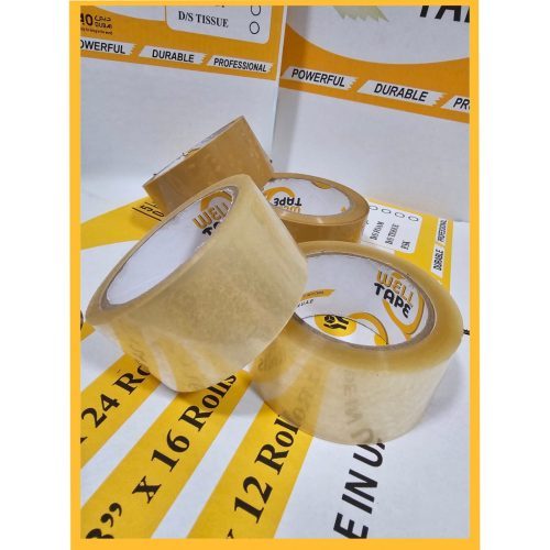 BOPP Brown Tape 3"x100 Yard for Shipping,Moving and Packaging Boxes (24Pcs)