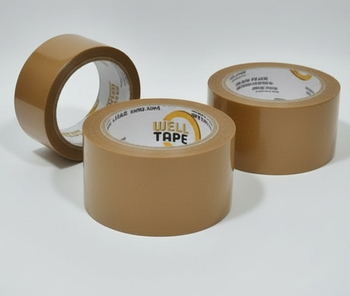 BOPP Brown Tape 1"x100 Yard for Shipping,Moving and Packaging Boxes (72Pcs)