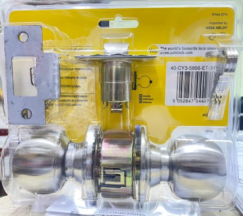 Yale Round Lock SS 40-cyl3-5866-ET-3101