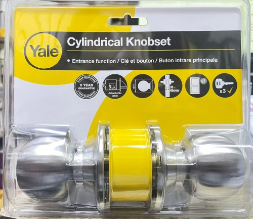 Yale Round Lock SS 40-cyl3-5866-ET-3101