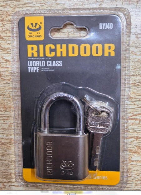 Iron Padlock Top Security 3A Steel Vane Keys