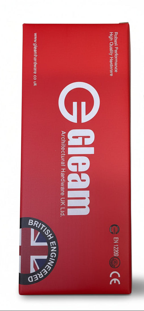 Gleam Mortise Lock 85/45 SS with 70mm Brass Cylinder England