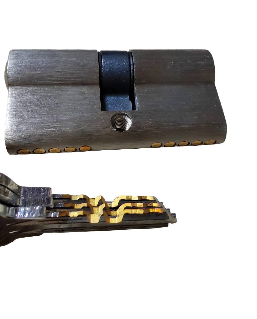 UPVC Lockbody for Aluminium Door 20mm with Brass Key and Cylinder