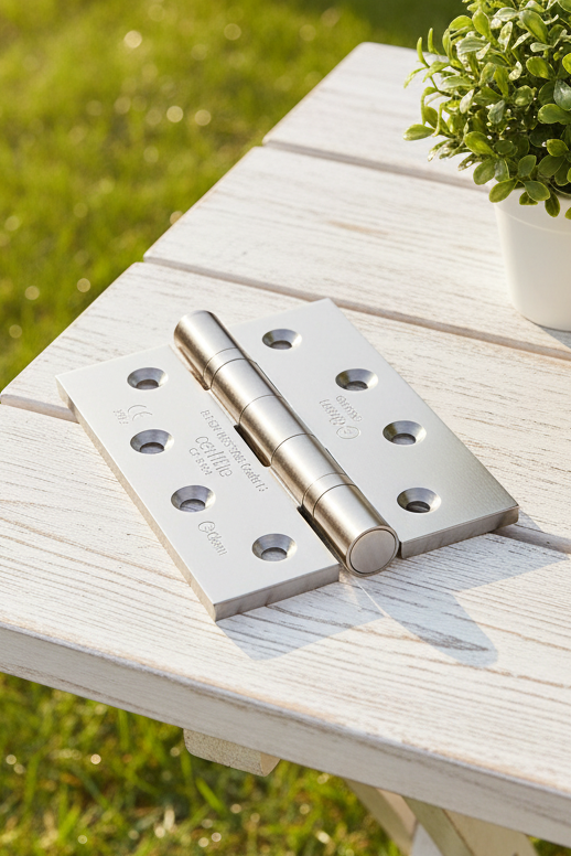 مفصلات جليم من الفولاذ المقاوم للصدأ 304، مقاس 4×3×3 مم، صنع في إنجلترا 