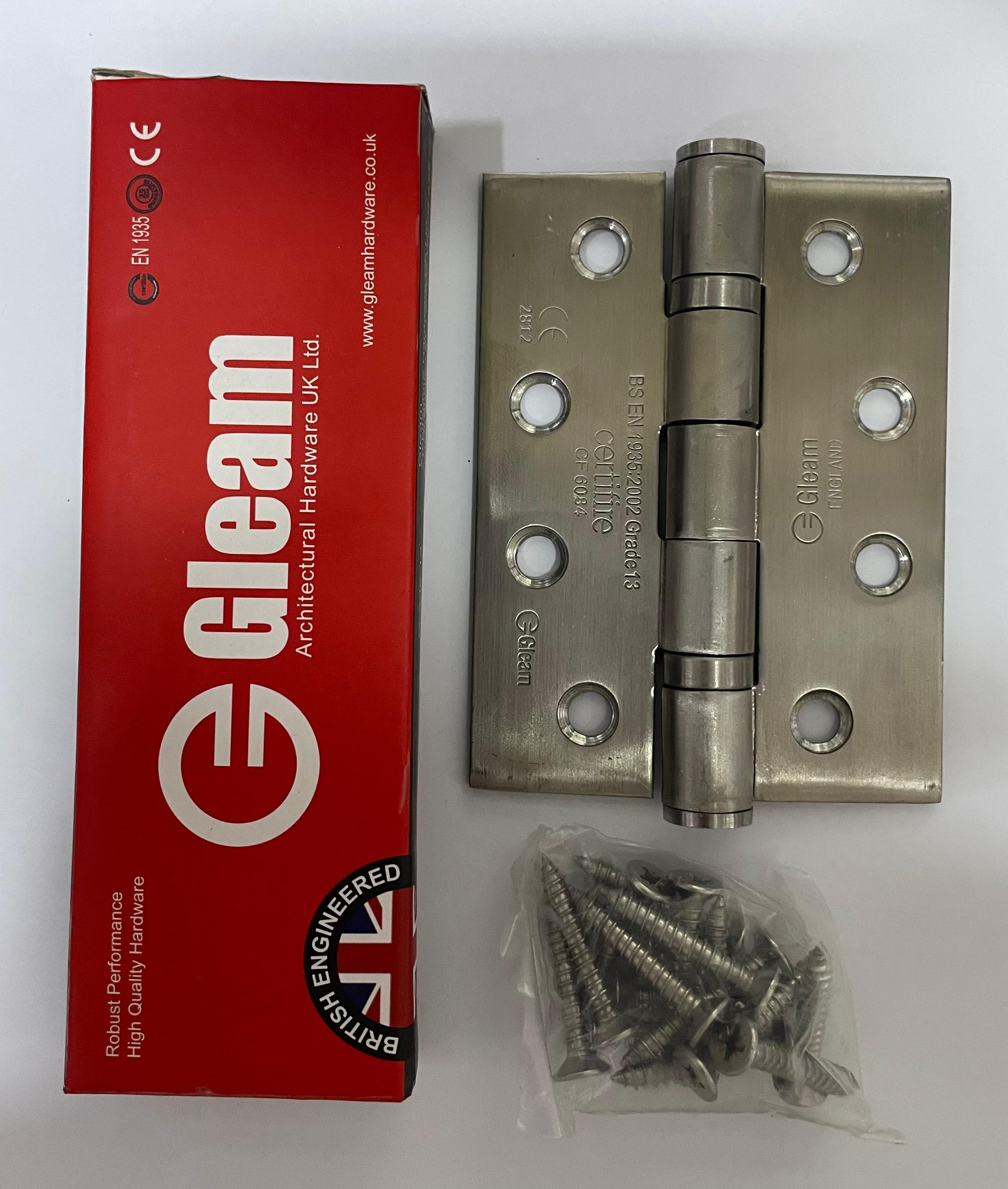 مفصلات جليم من الفولاذ المقاوم للصدأ 304، مقاس 4×3×3 مم، صنع في إنجلترا 