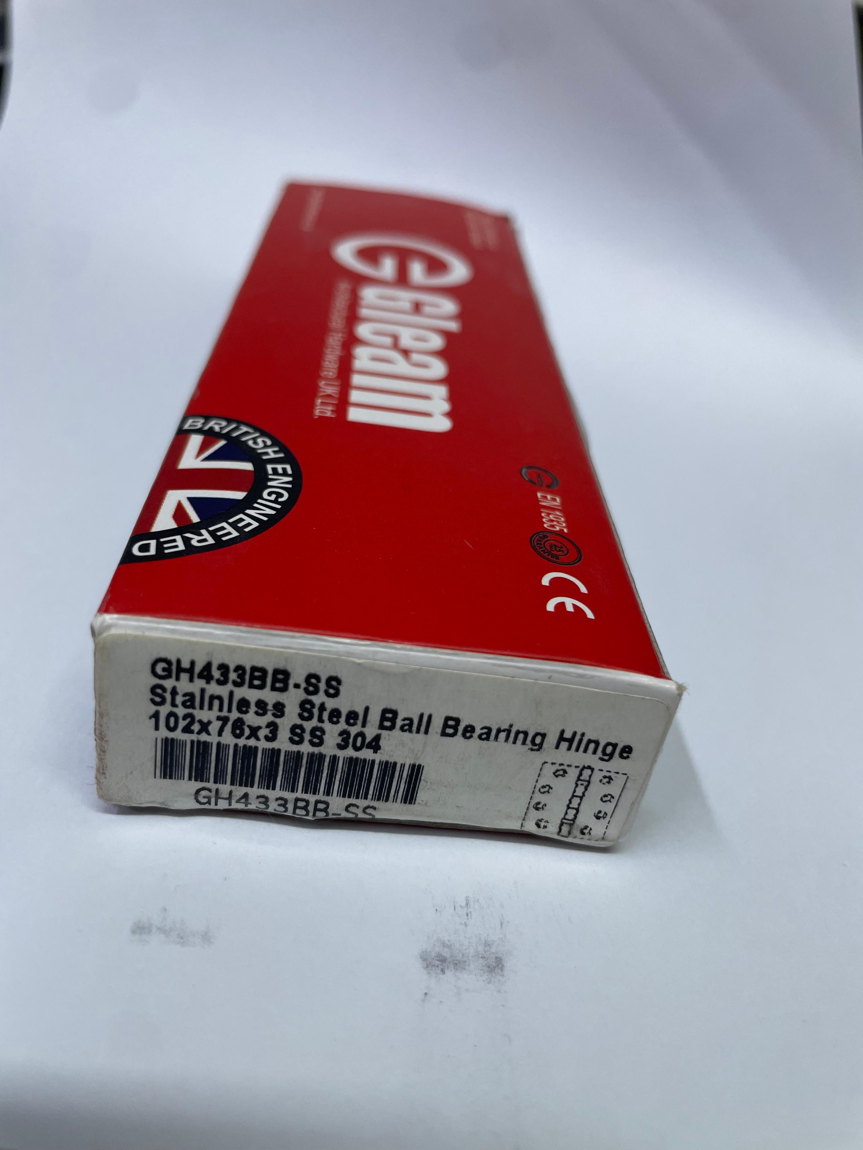 مفصلات جليم من الفولاذ المقاوم للصدأ 304، مقاس 4×3×3 مم، صنع في إنجلترا 