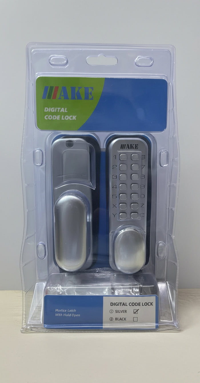 Cerradura de puerta mecánica con pulsadores de código