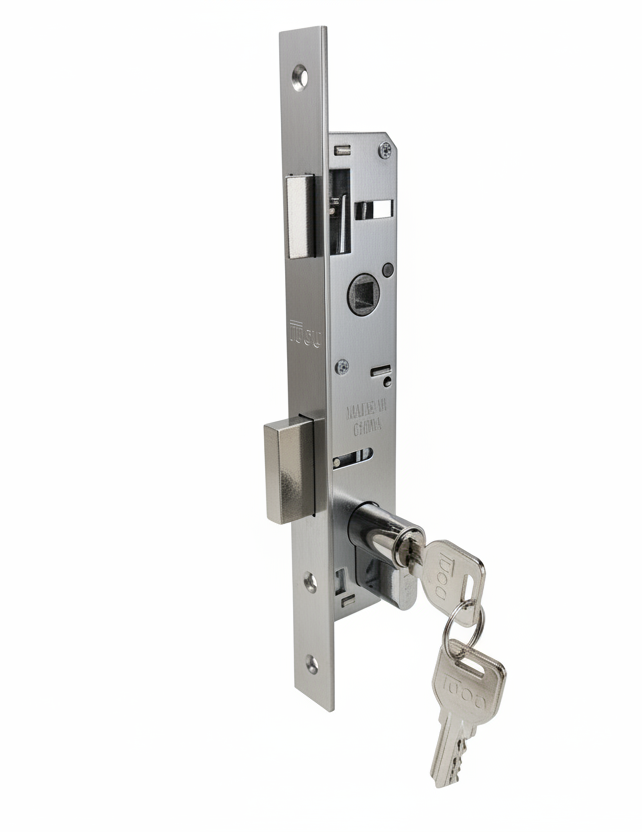 UPVC Door Lock 20mm with cylinder 60mm
